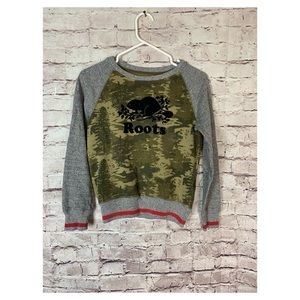 Roots Forest Camo Print Sweatshirt